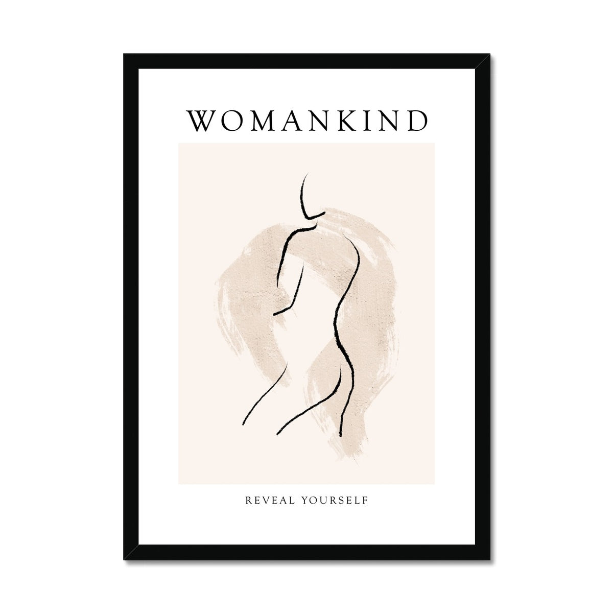 Reveal Yourself Framed Print