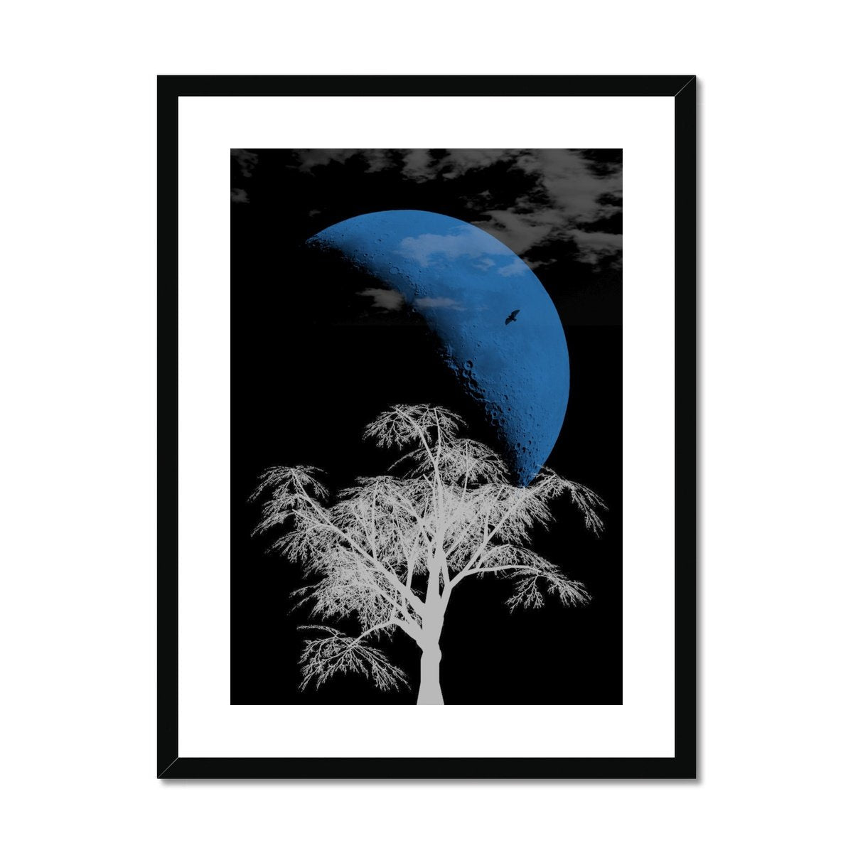 Tree and Moon Midnight - Rowdy Space