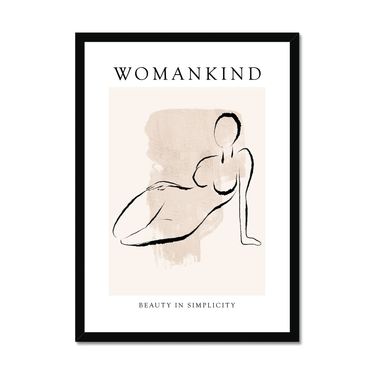 Beauty In Simplicity Framed Print