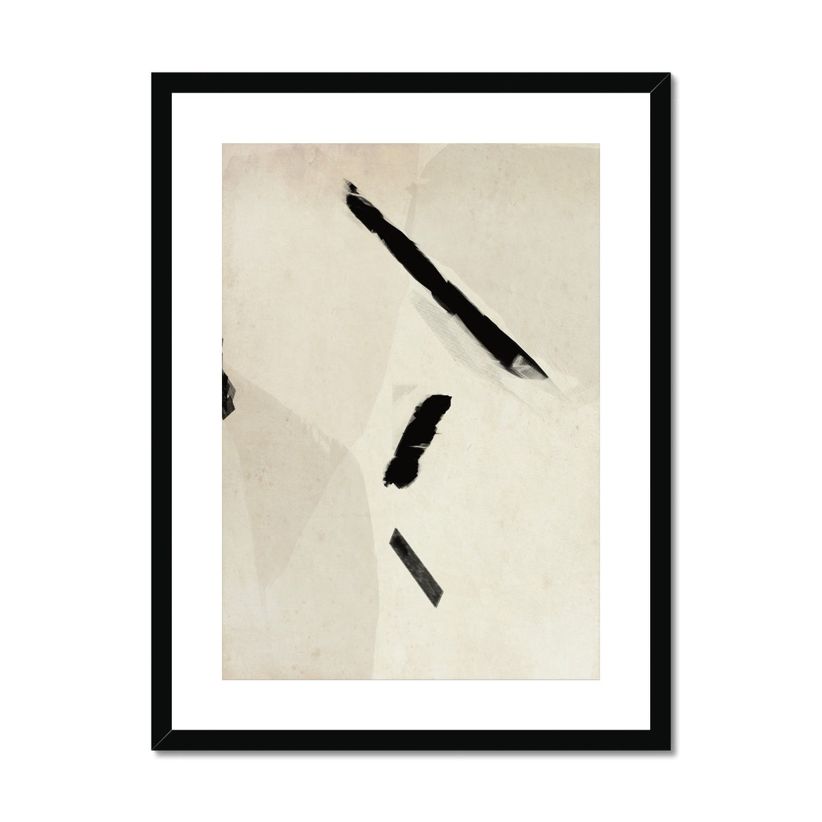 Shades Of Brown Latte Framed & Mounted Print