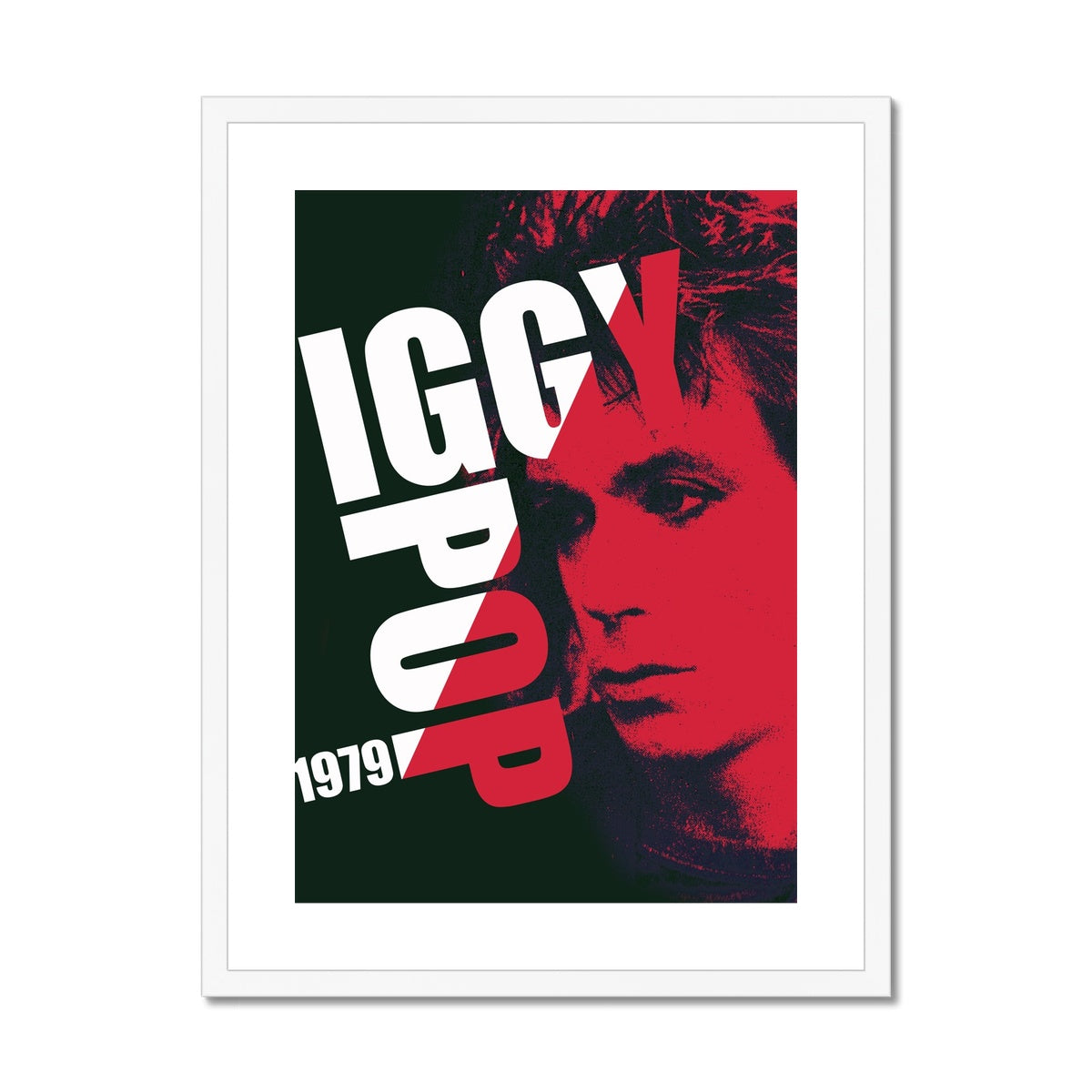 Iggy Pop Framed & Mounted Print