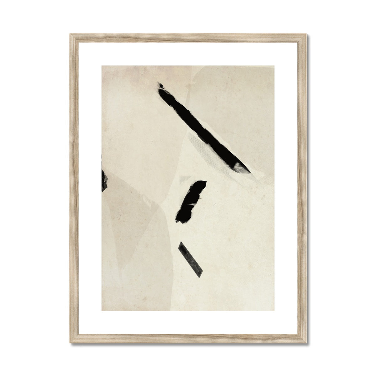 Shades Of Brown Latte Framed & Mounted Print