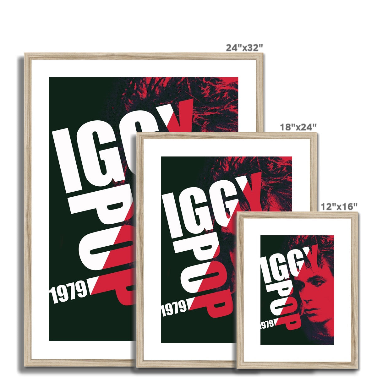 Iggy Pop Framed & Mounted Print