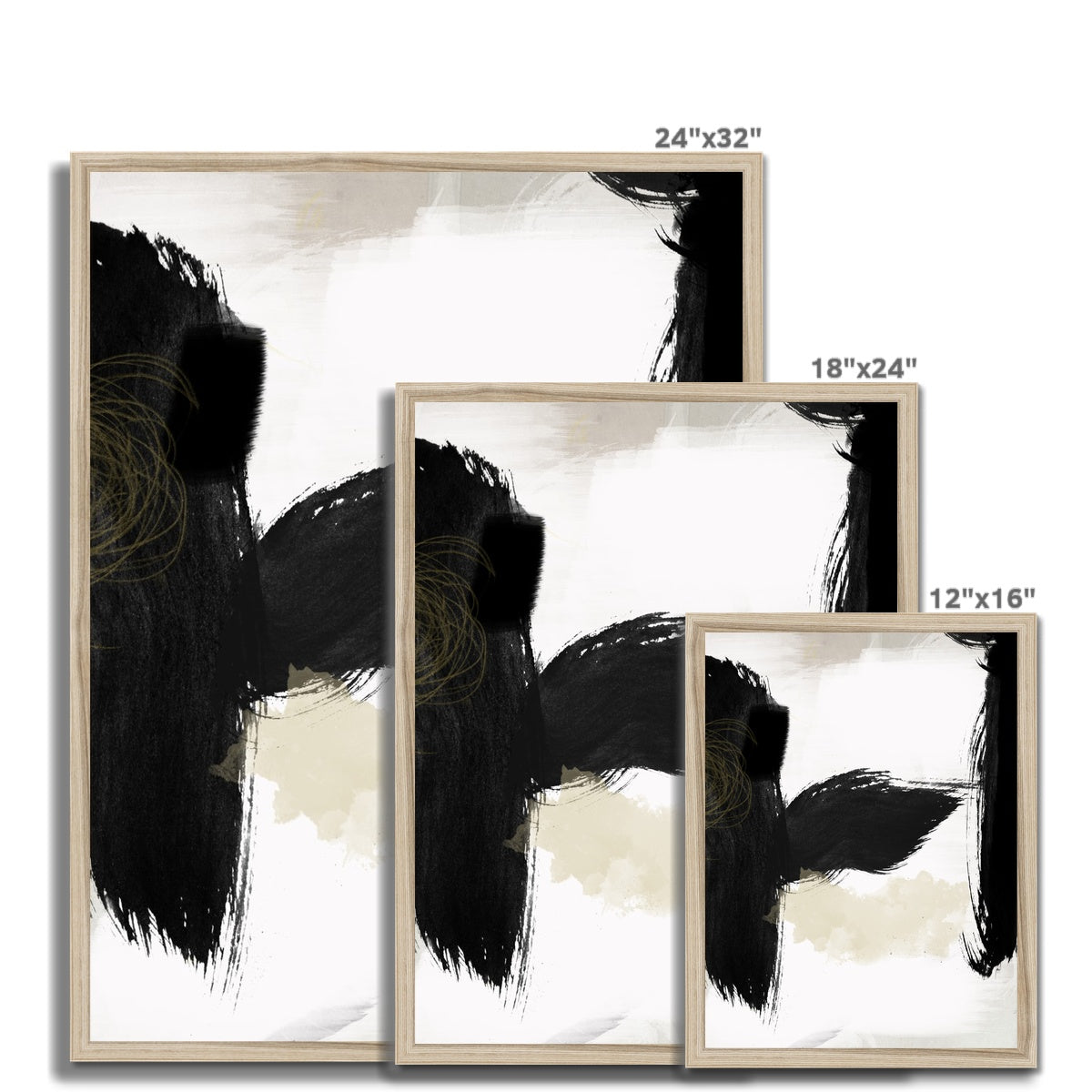 Abstract Mist 1 Framed Print