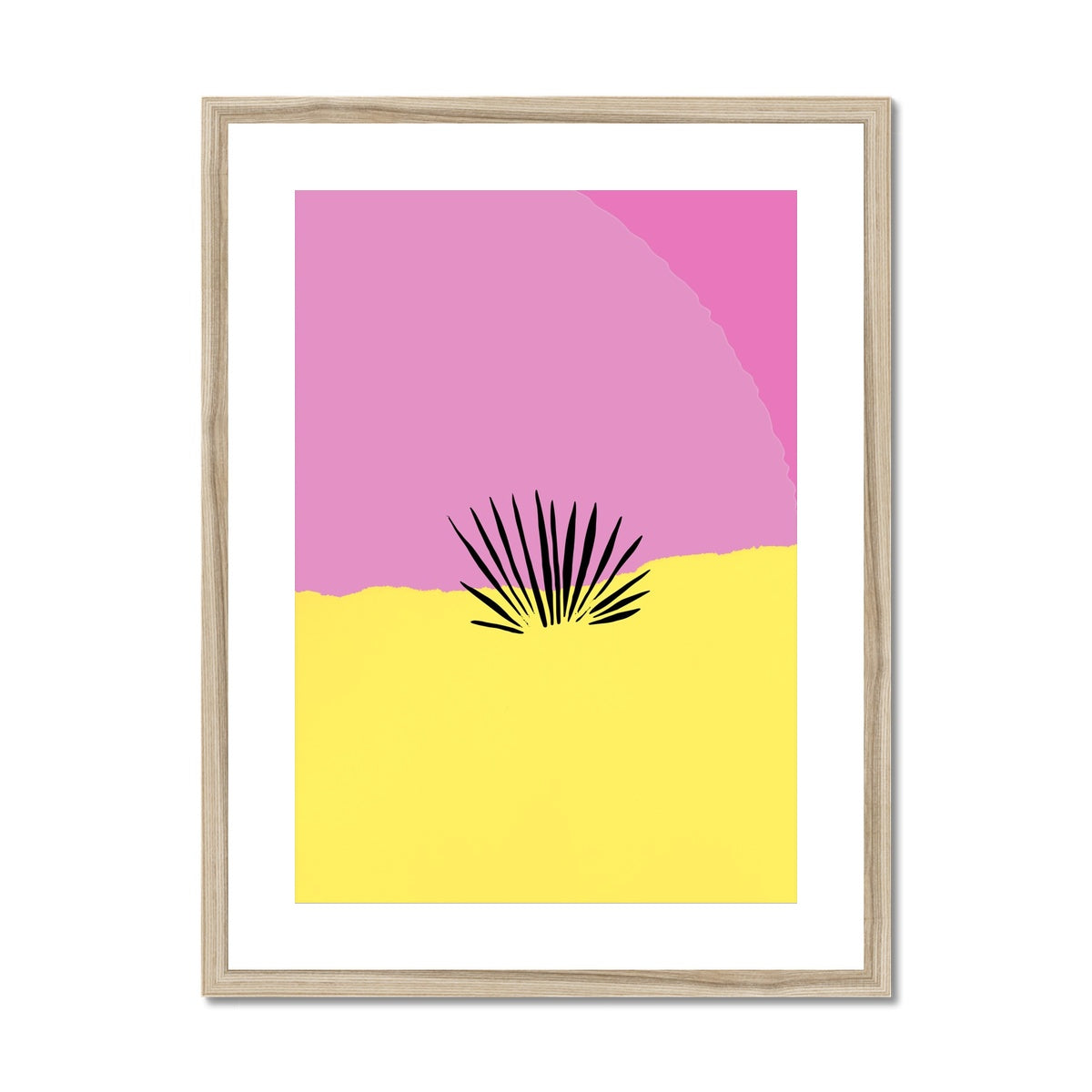Pink Desert Framed & Mounted Print