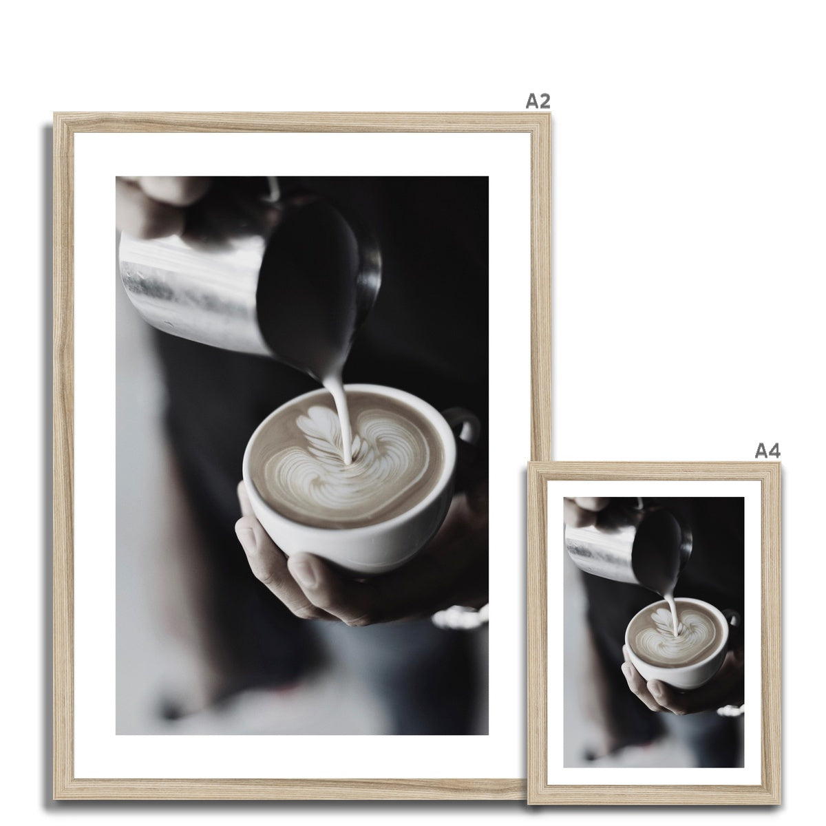 Barista Magic Framed Print