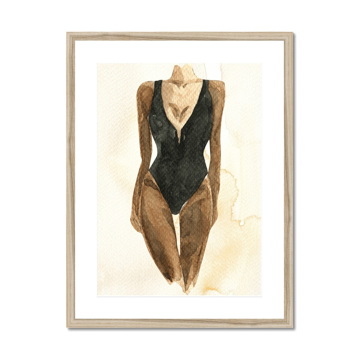 Beach Girl 2 Framed & Mounted Print