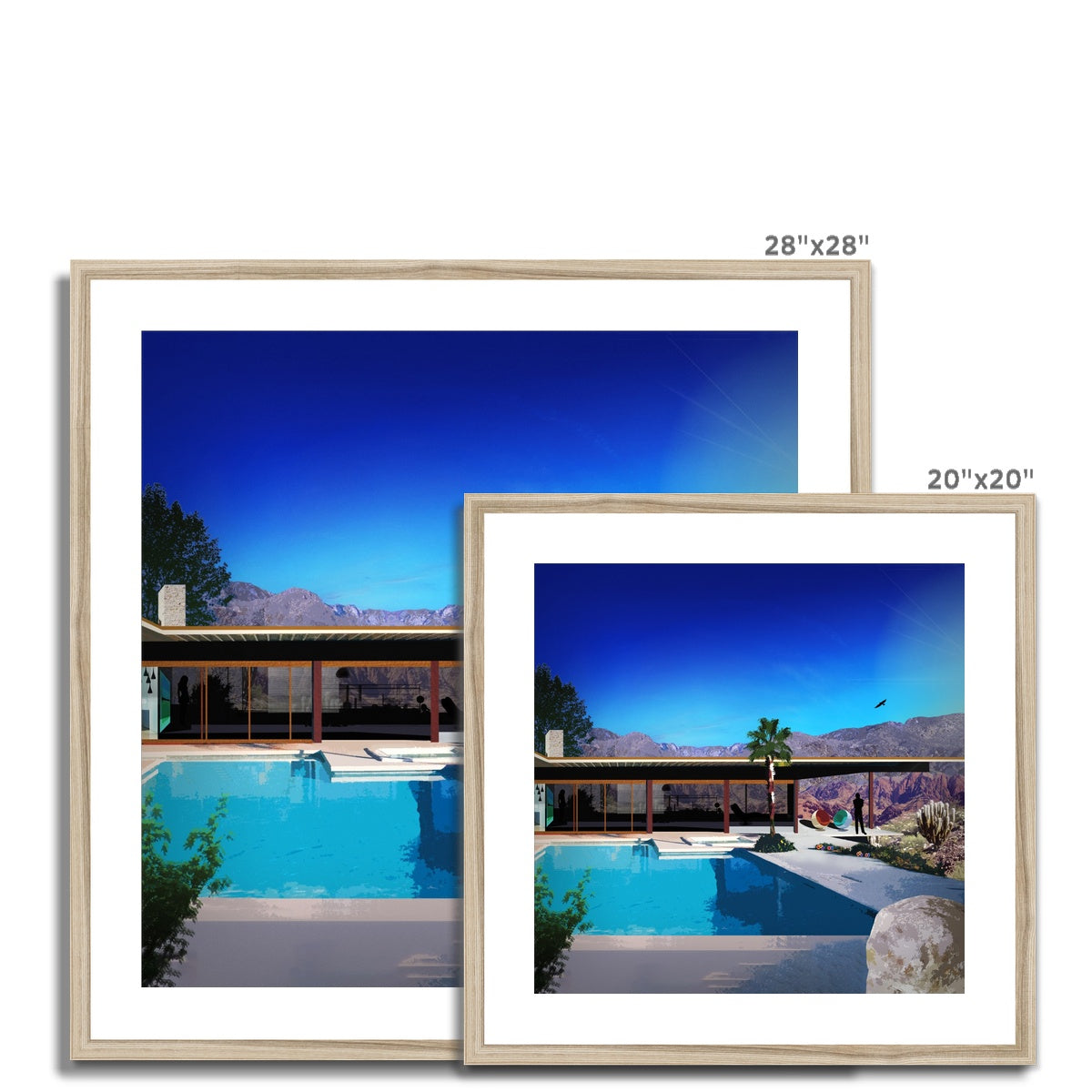 Comfort Zone Desert House Framed & Mounted Print