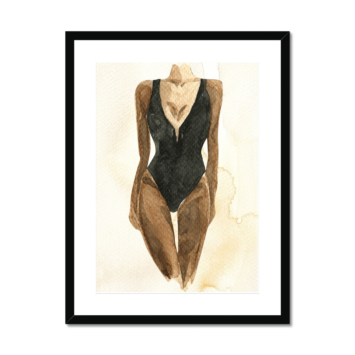 Beach Girl 2 Framed & Mounted Print