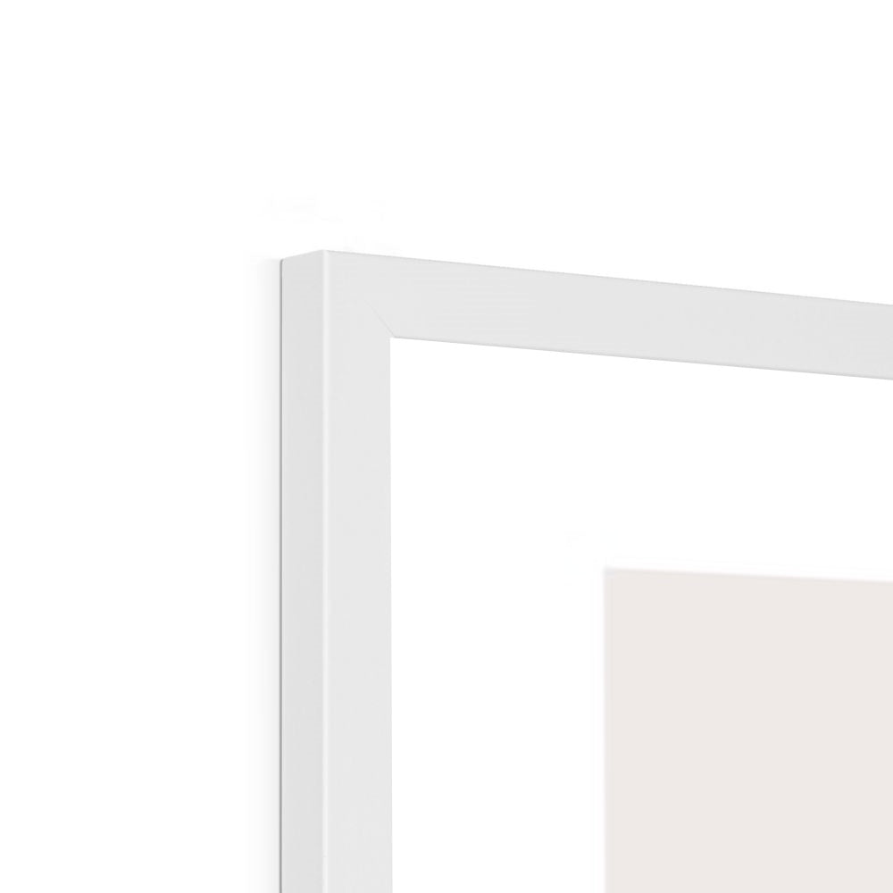 Line Art Body Lines Framed Print