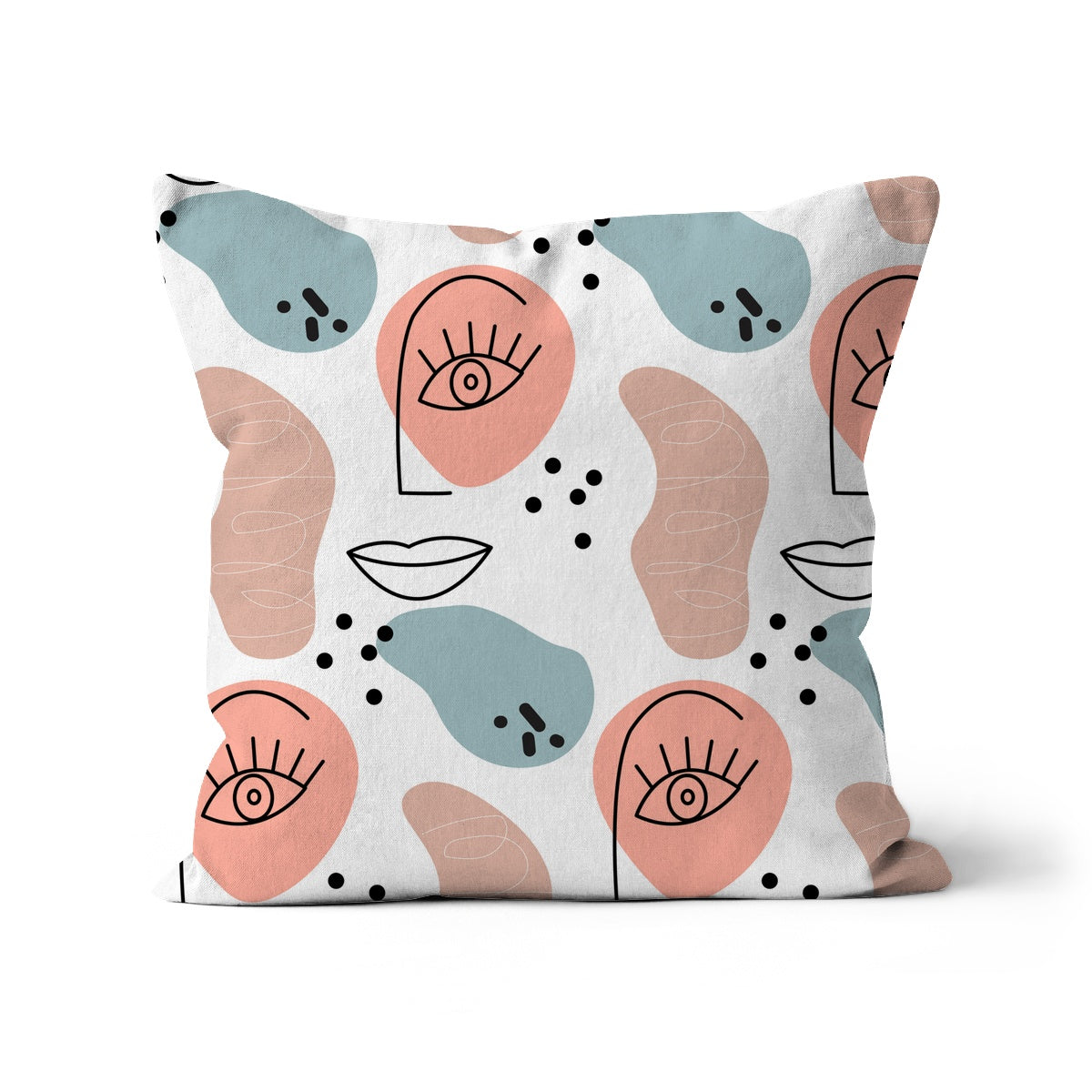 Pastel Faces Cushion