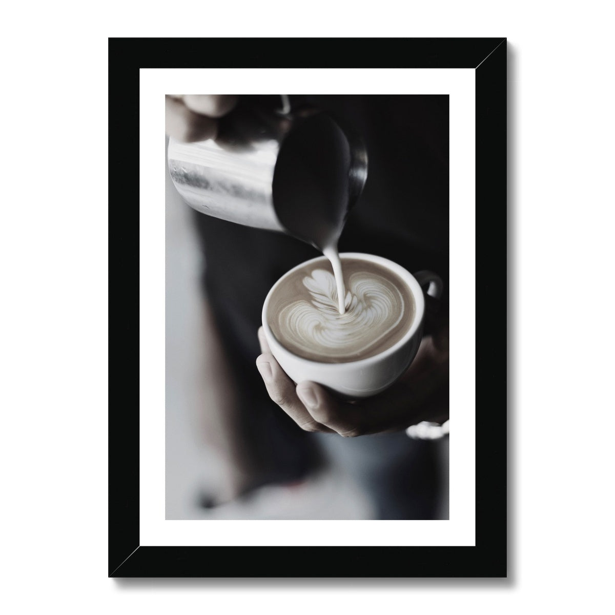Barista Magic Framed Print