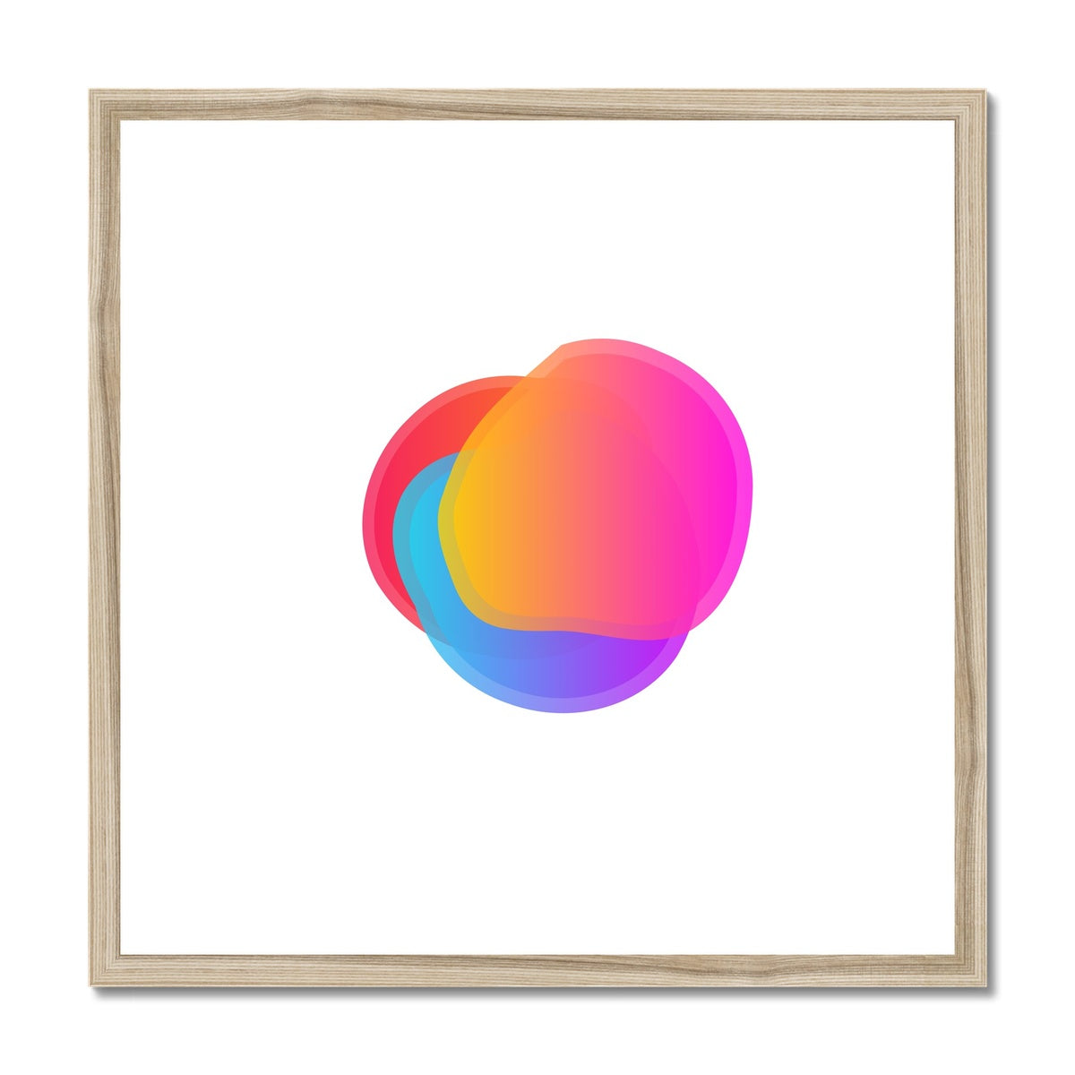 Technicolour White Framed & Mounted Print