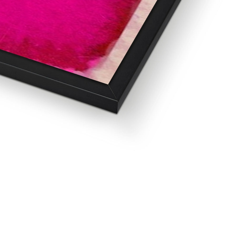 Rotko Magenta Framed Print