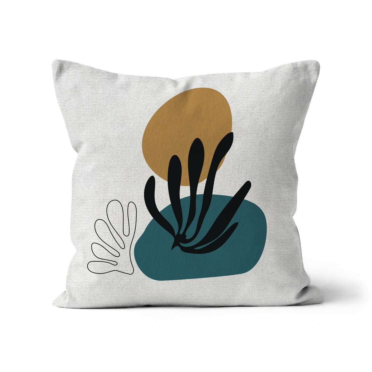 Abstract Cutouts Cushion