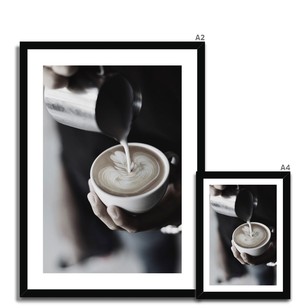 Barista Magic Framed Print