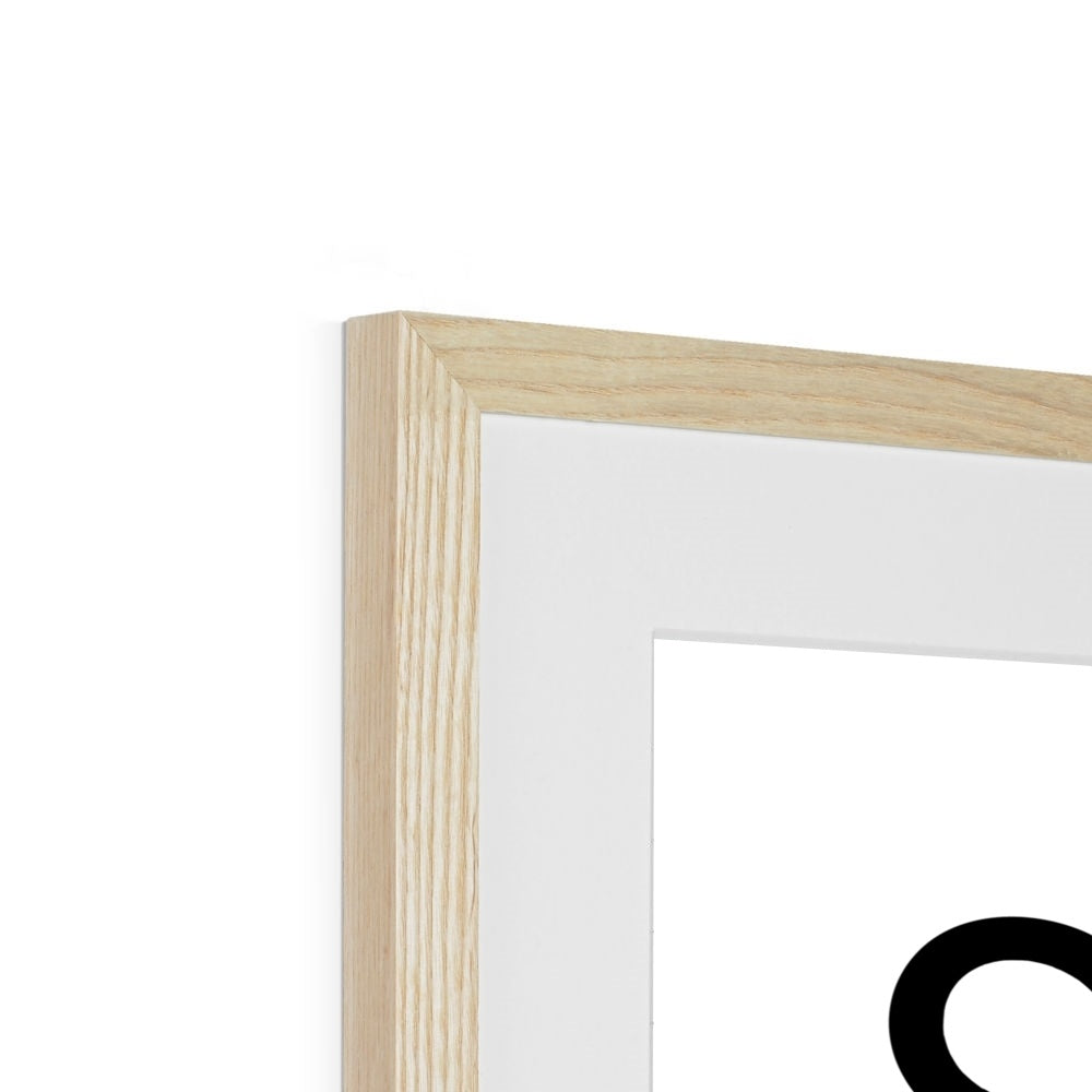 Scribbles Framed & Mounted Print