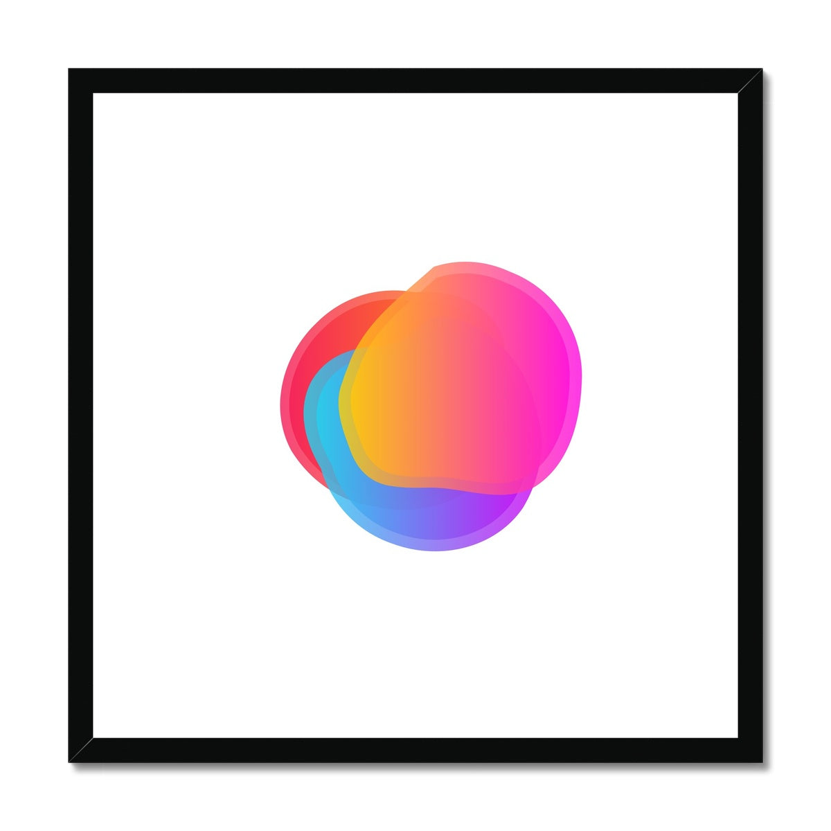 Technicolour White Framed & Mounted Print