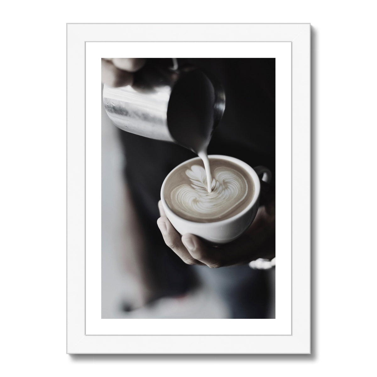 Barista Magic Framed Print