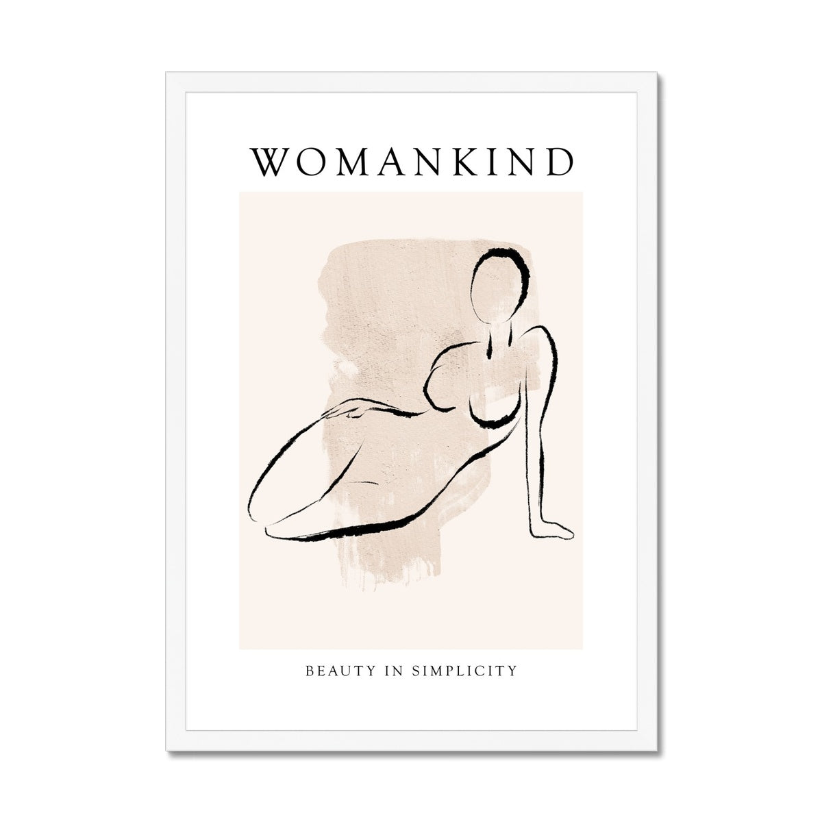 Beauty In Simplicity Framed Print