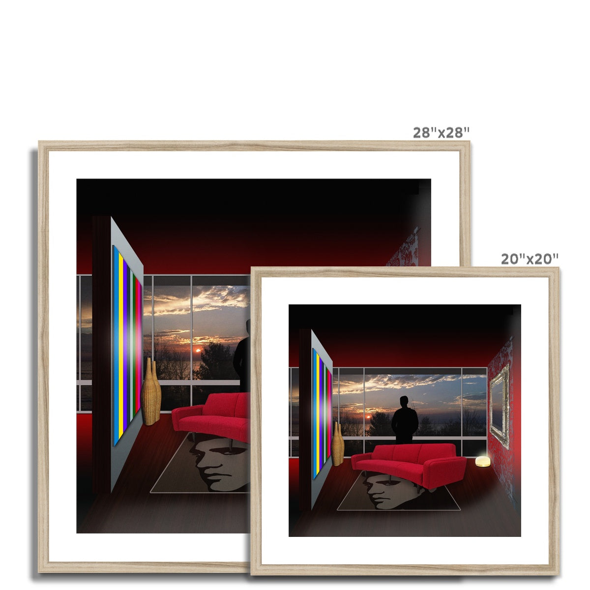Comfort Zone Elvis House Framed & Mounted Print