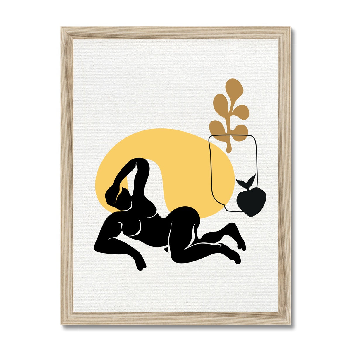 Abstract Figure Framed Print