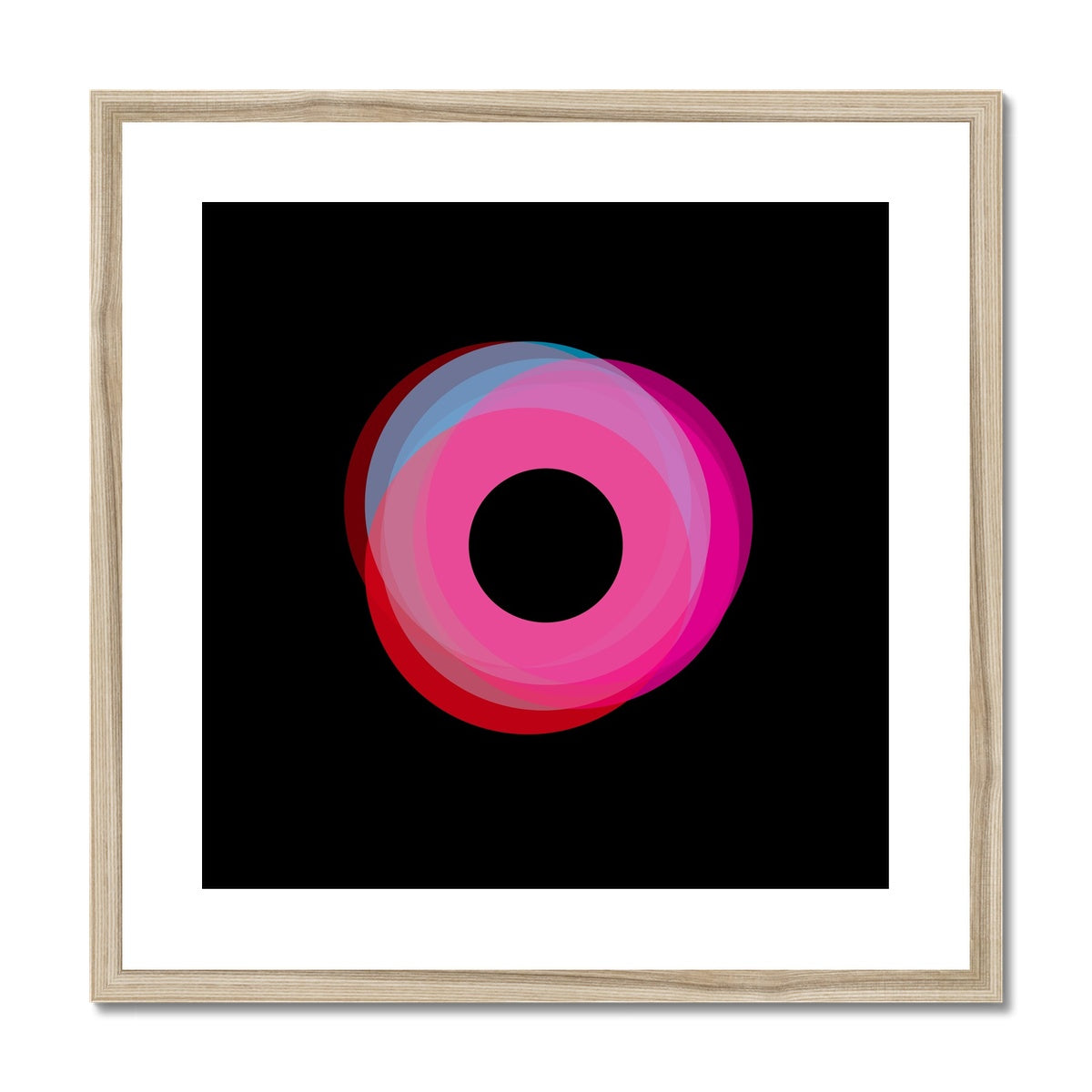 Technicolour Black Framed & Mounted Print