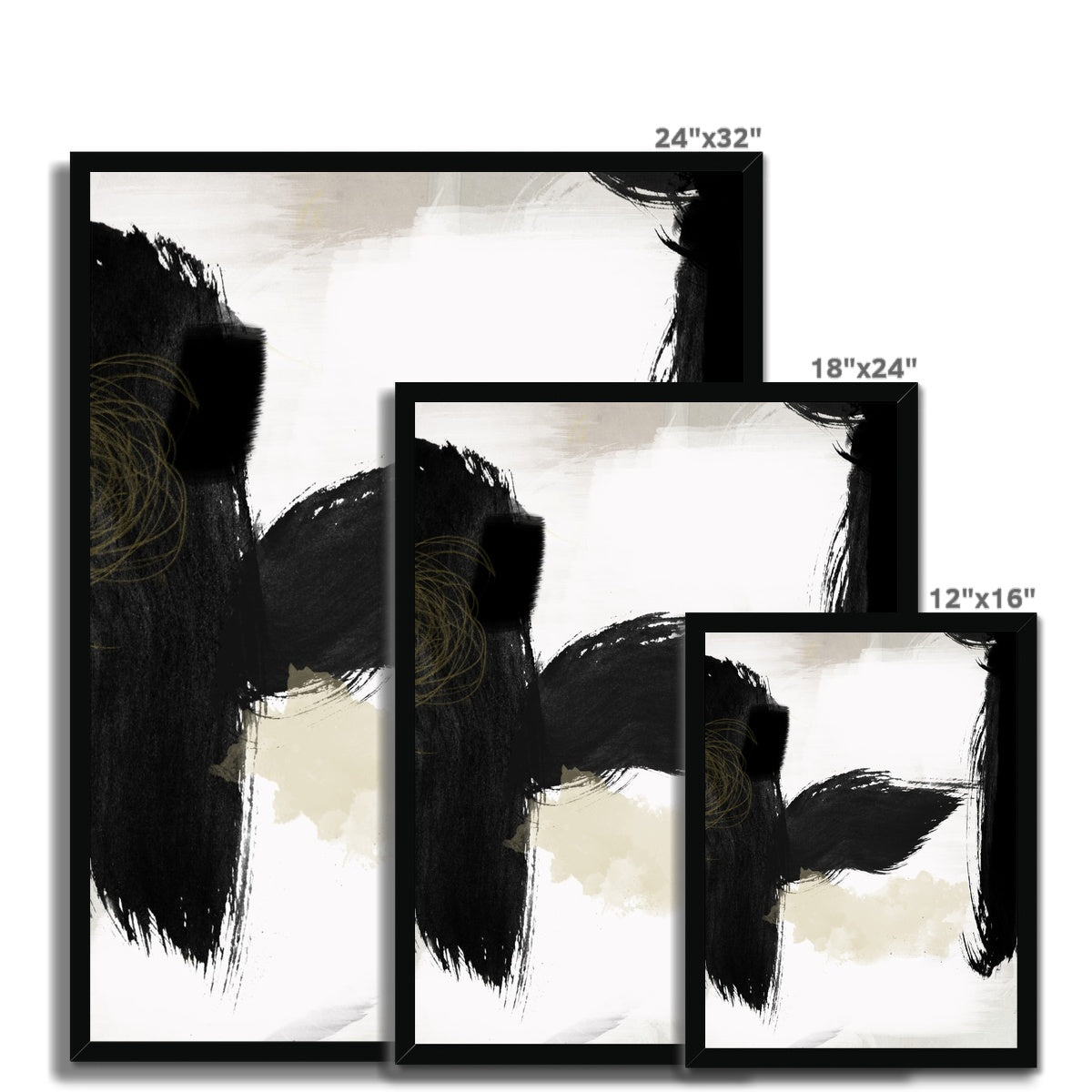 Abstract Mist 1 Framed Print