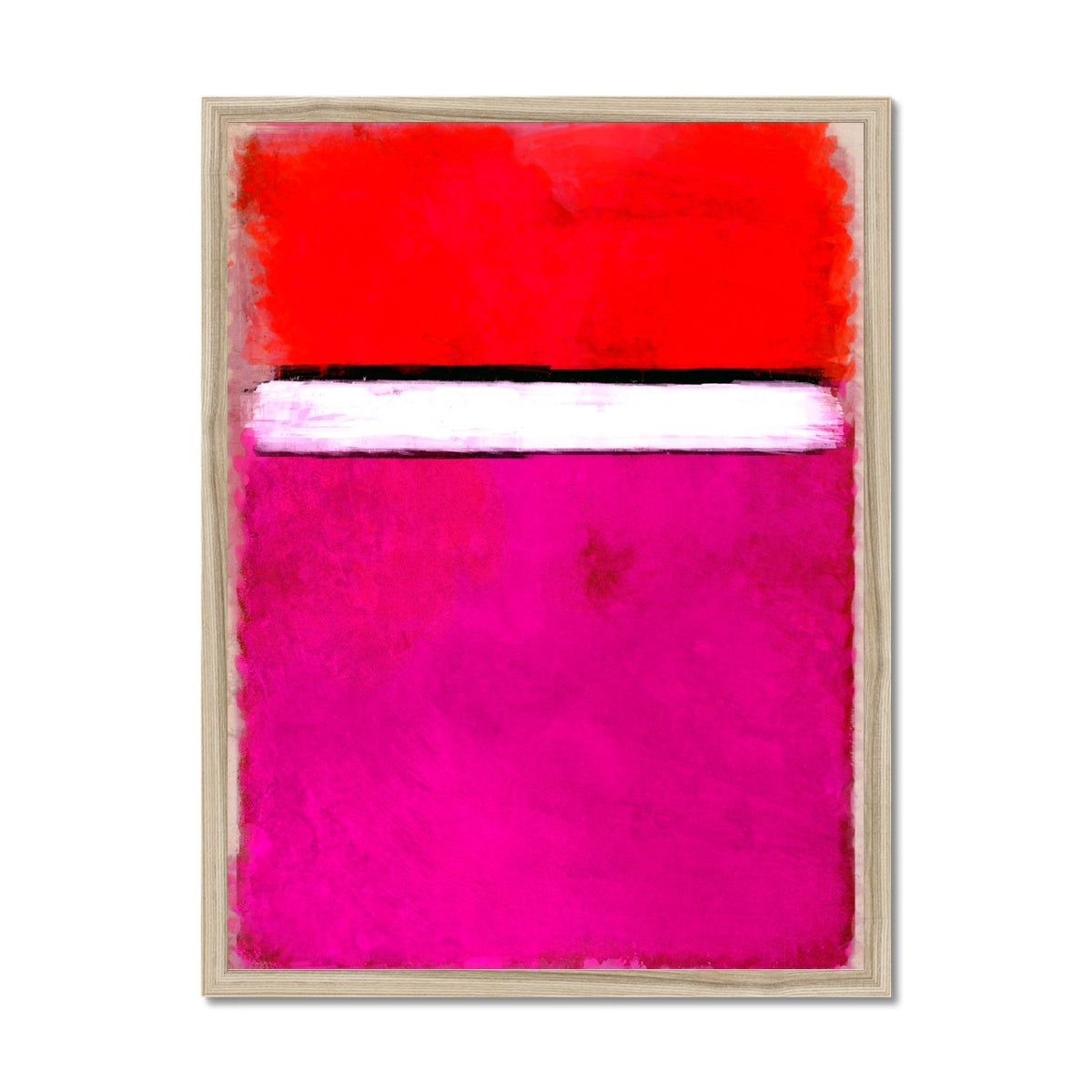Rotko Magenta Framed Print