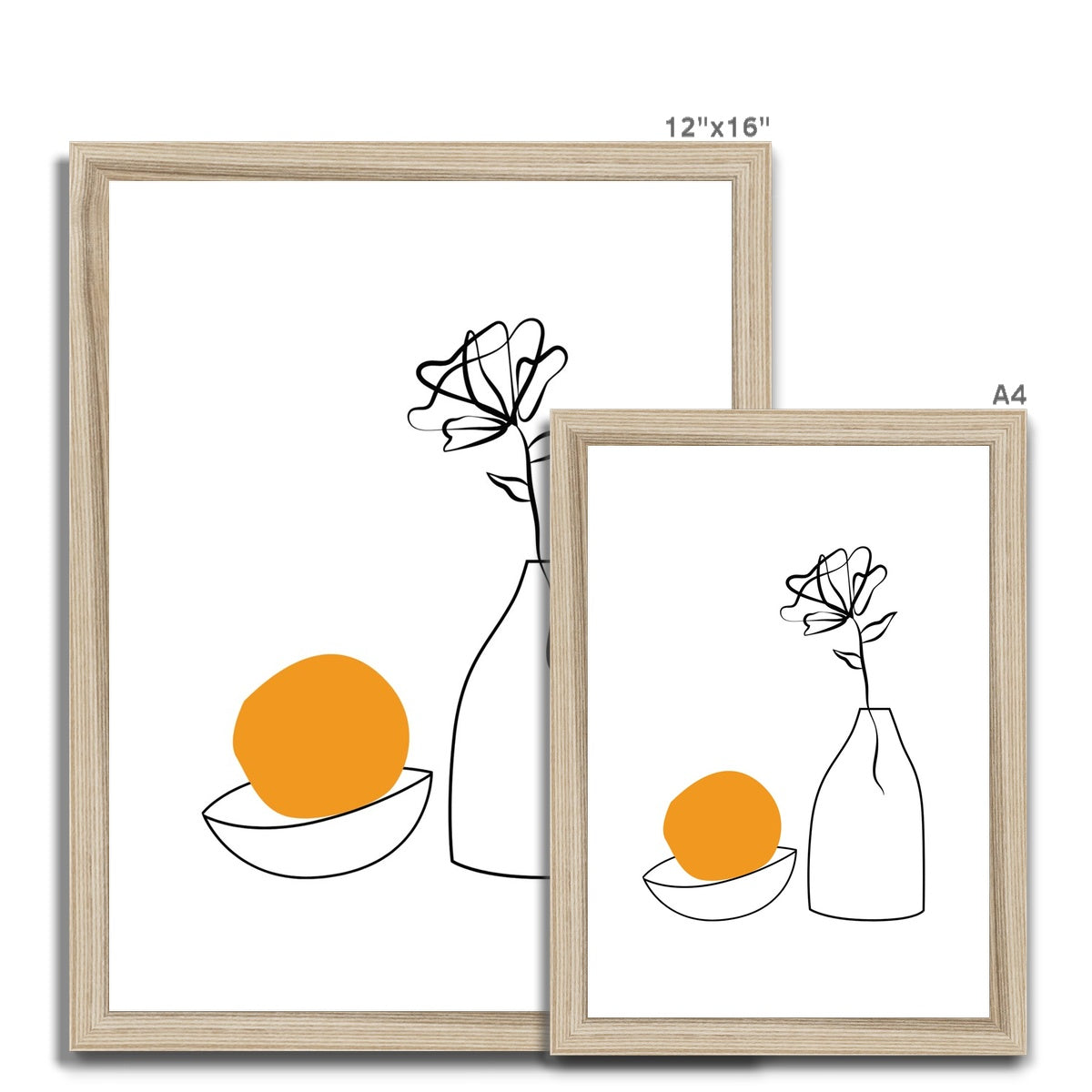Orange Framed Print