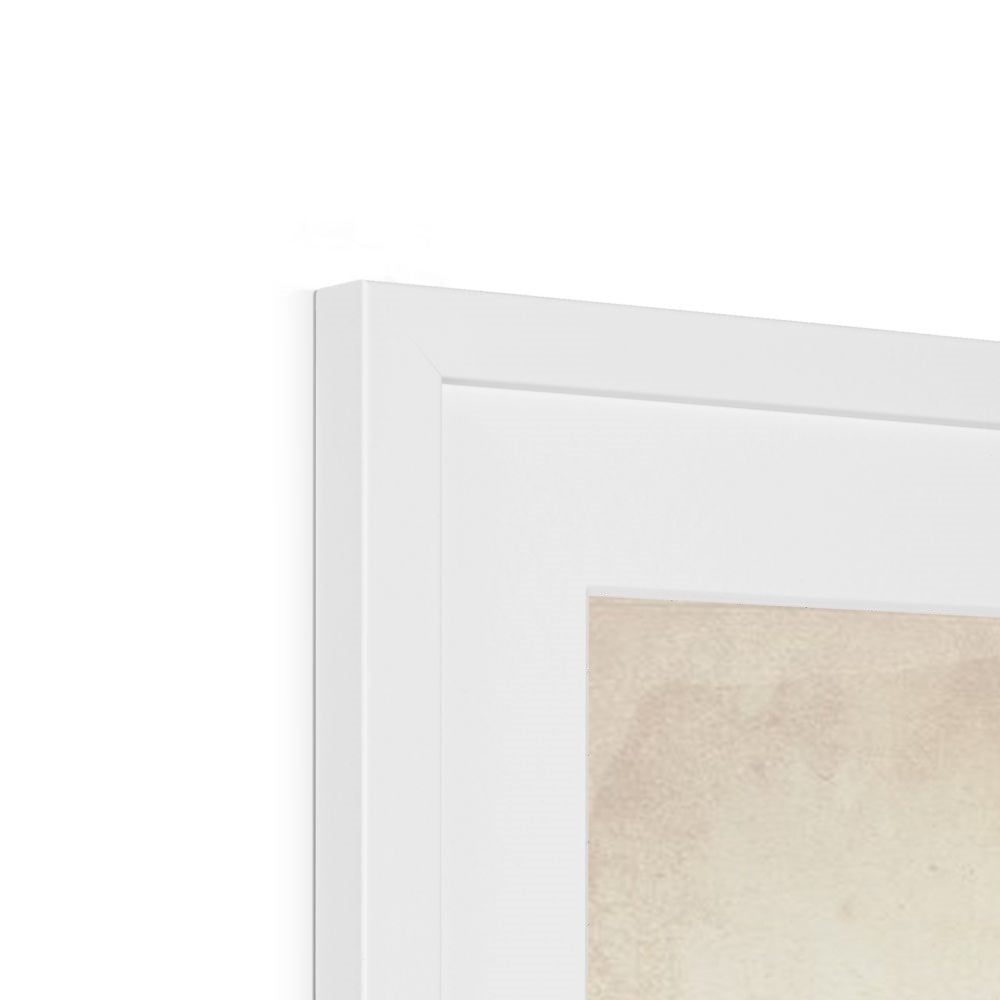 Shades Of Brown Latte Framed & Mounted Print