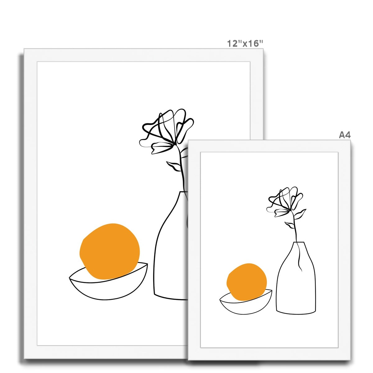 Orange Framed Print