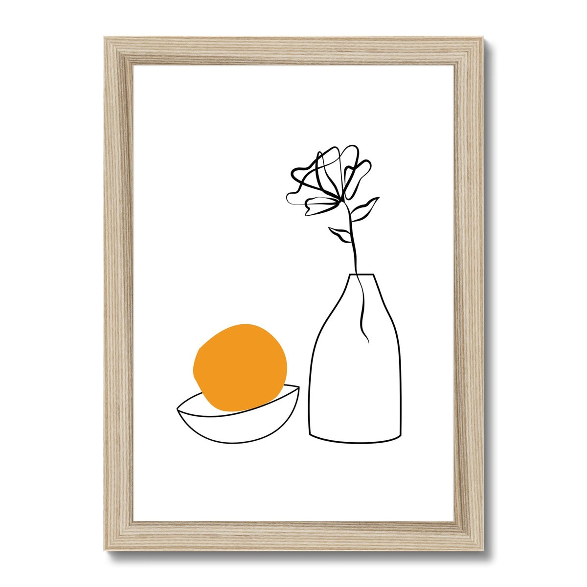 Orange Framed Print