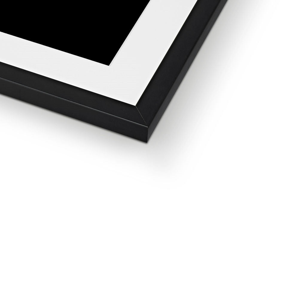 Technicolour Black Framed & Mounted Print