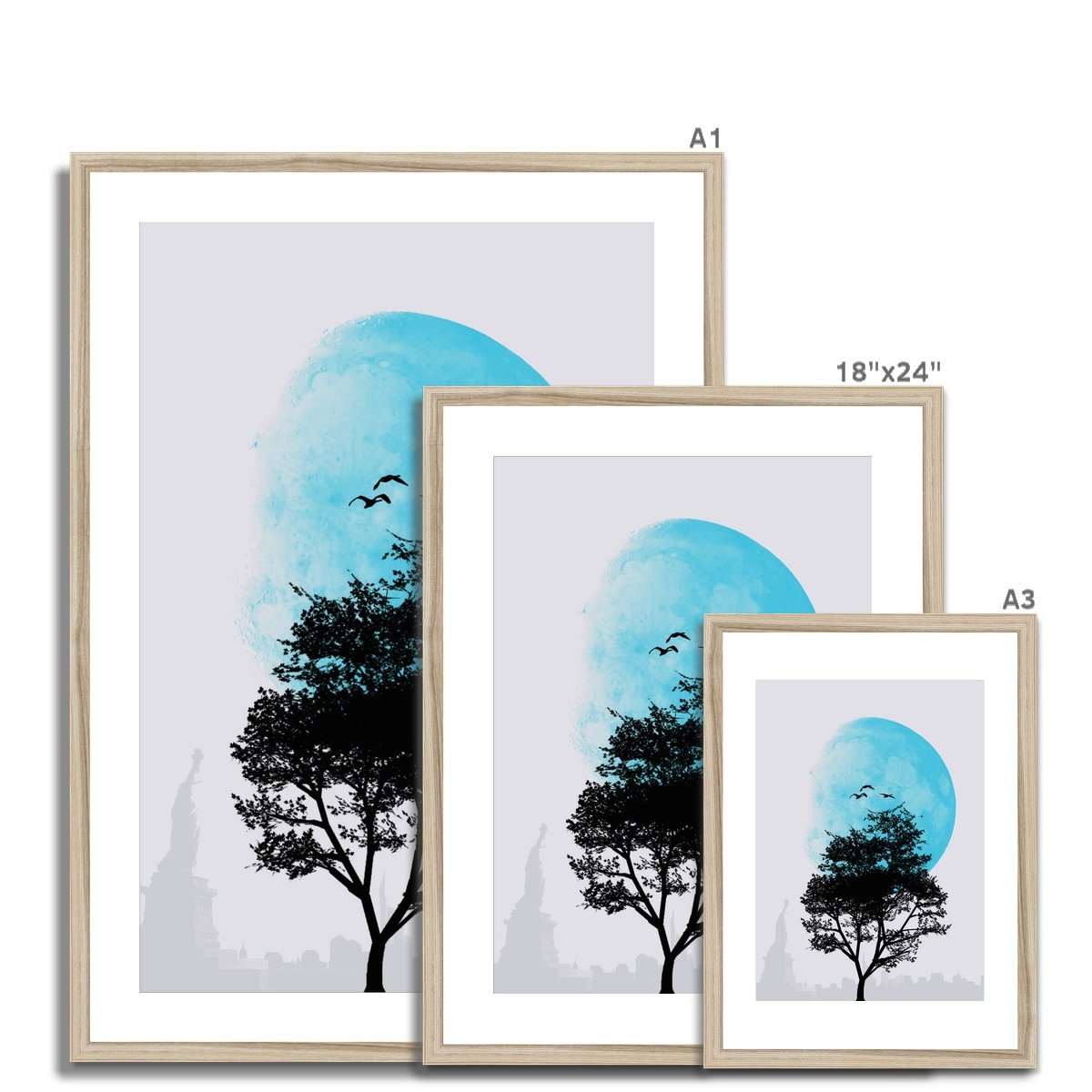 Tree and Moon Dawn - Rowdy Space