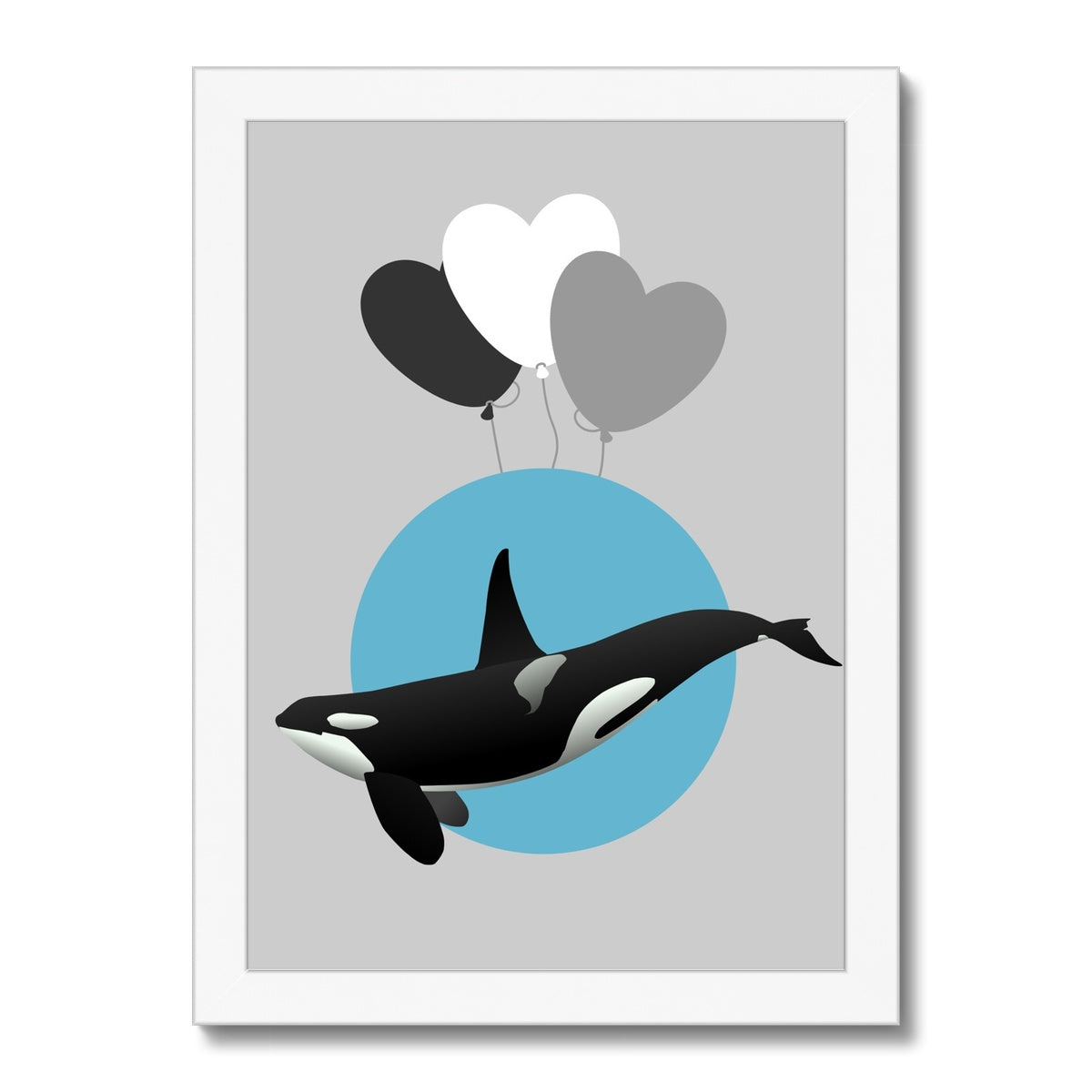 Orca Framed Print