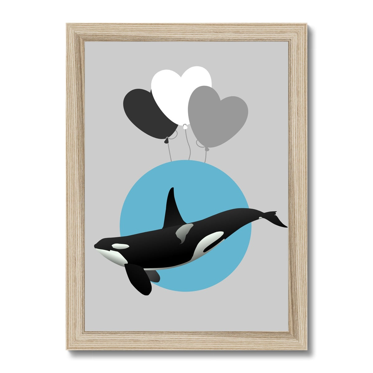 Orca Framed Print