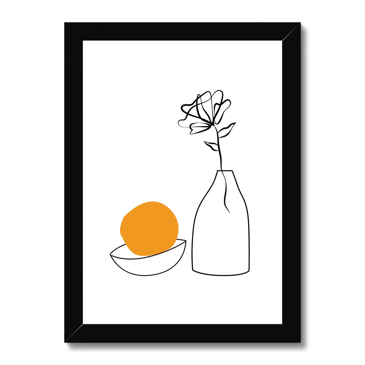 Orange Framed Print