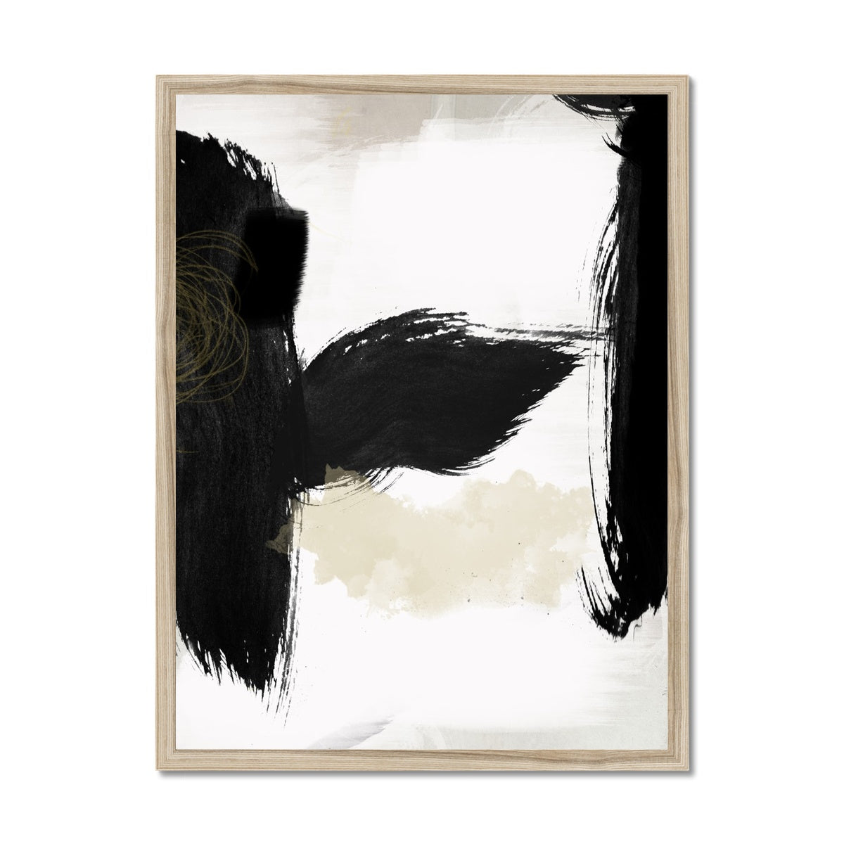 Abstract Mist 1 Framed Print