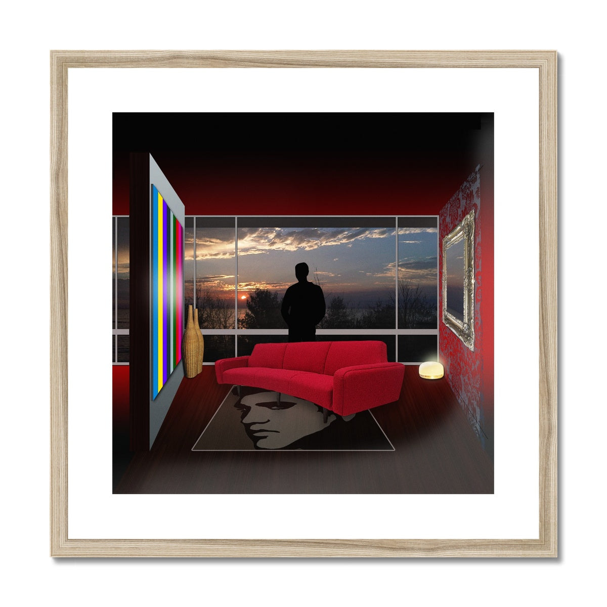 Comfort Zone Elvis House Framed & Mounted Print