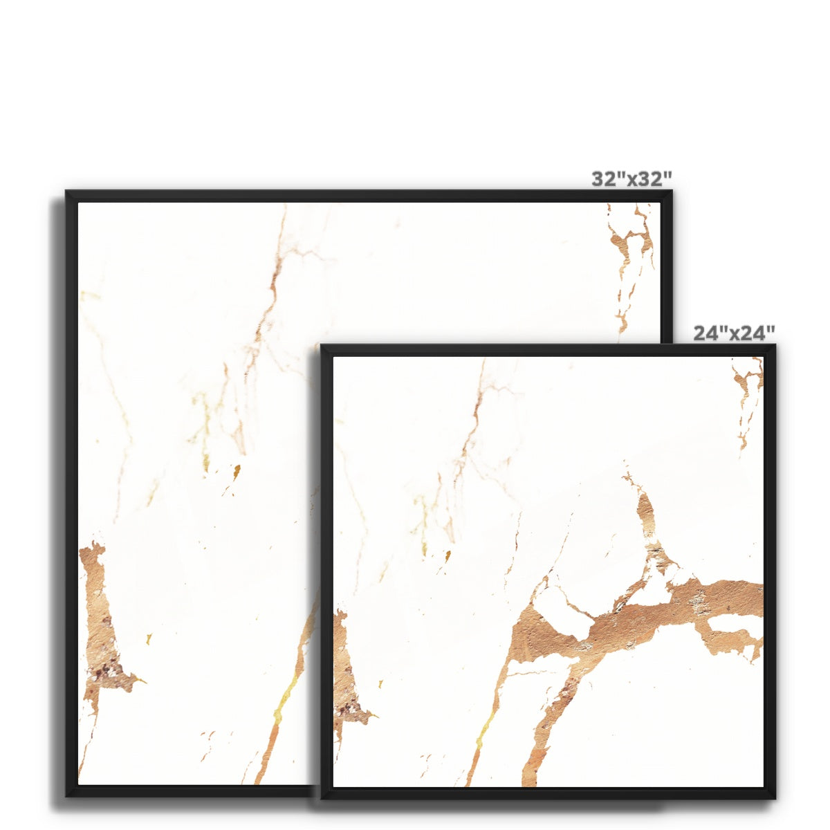 Calacatta Framed Canvas