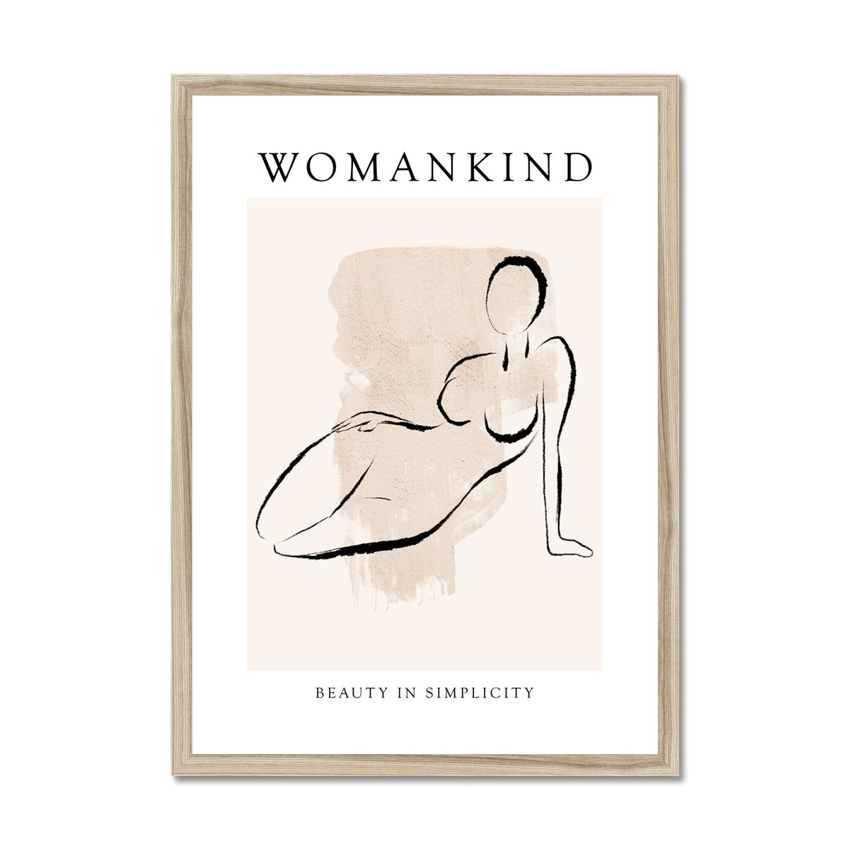 Beauty In Simplicity Framed Print