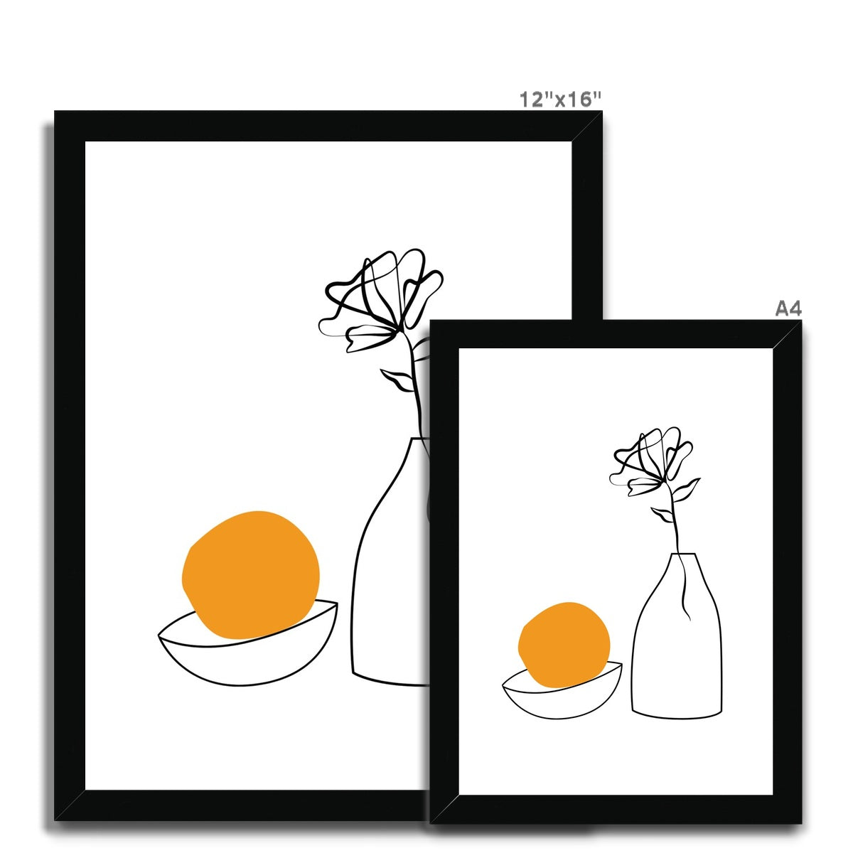 Orange Framed Print