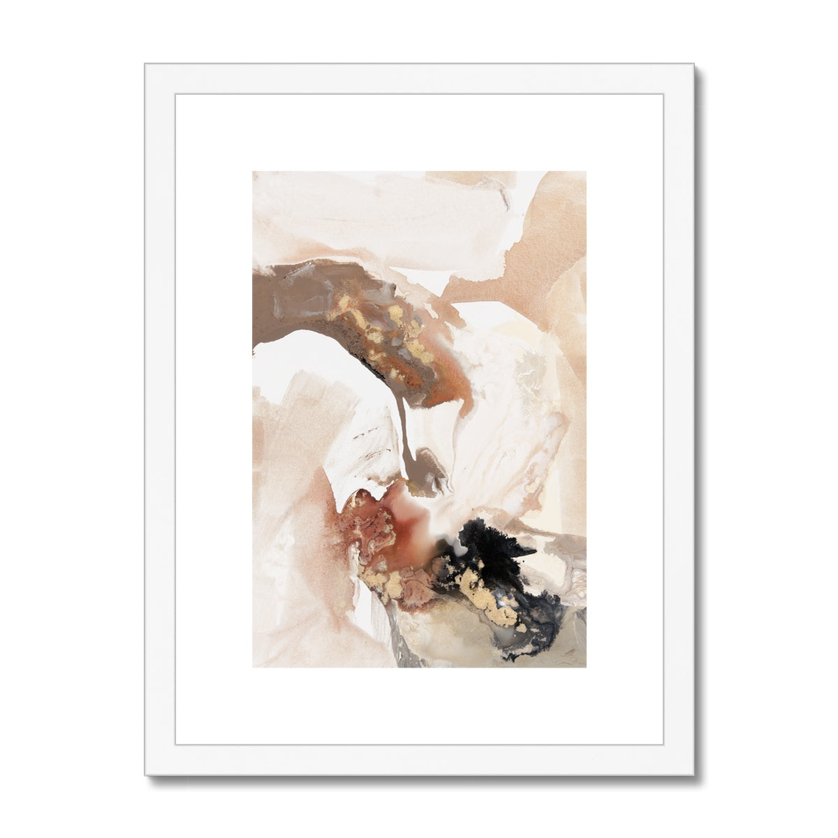 Autumn Marble Framed & Mounted Print