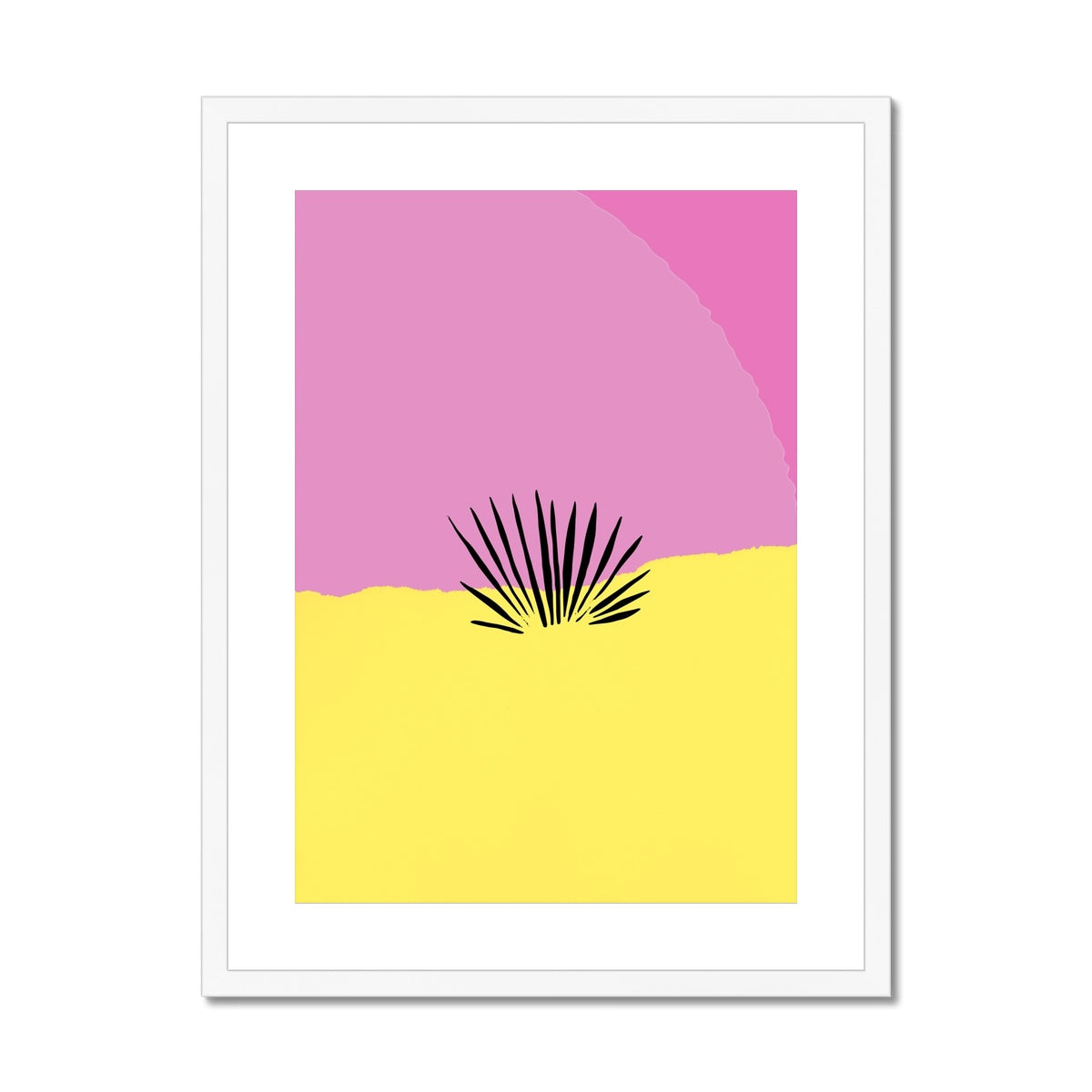 Pink Desert Framed & Mounted Print
