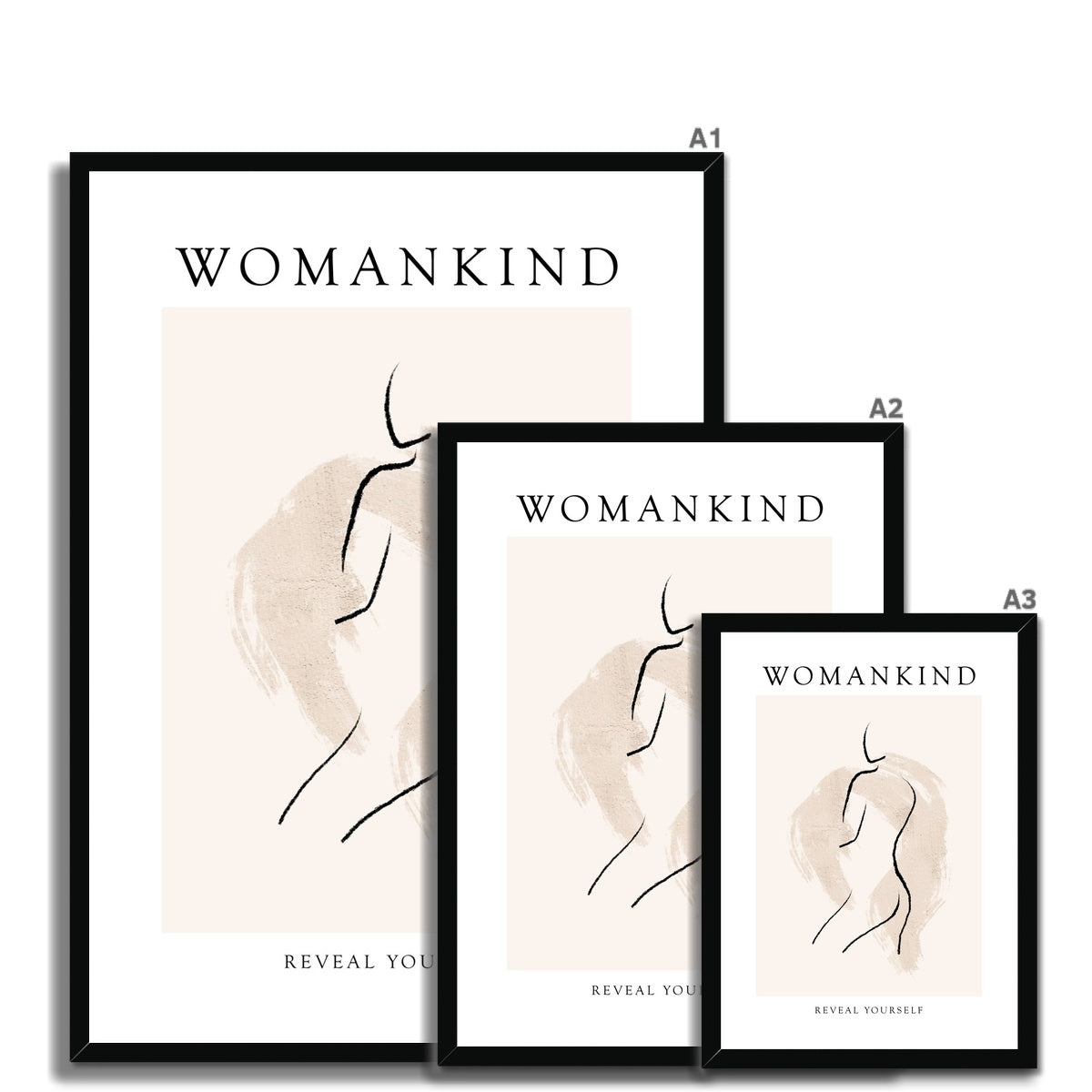 Reveal Yourself Framed Print