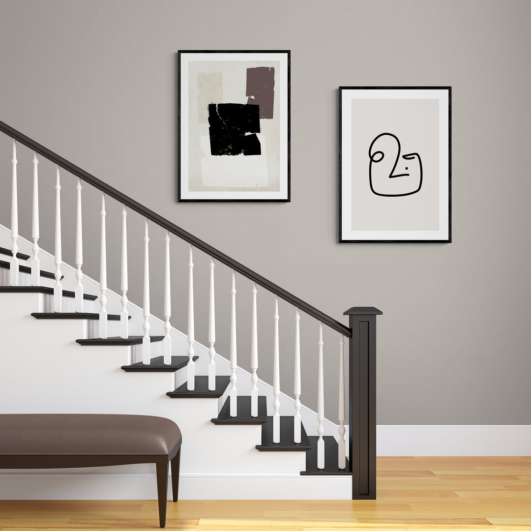 Line Art Tim Framed Print