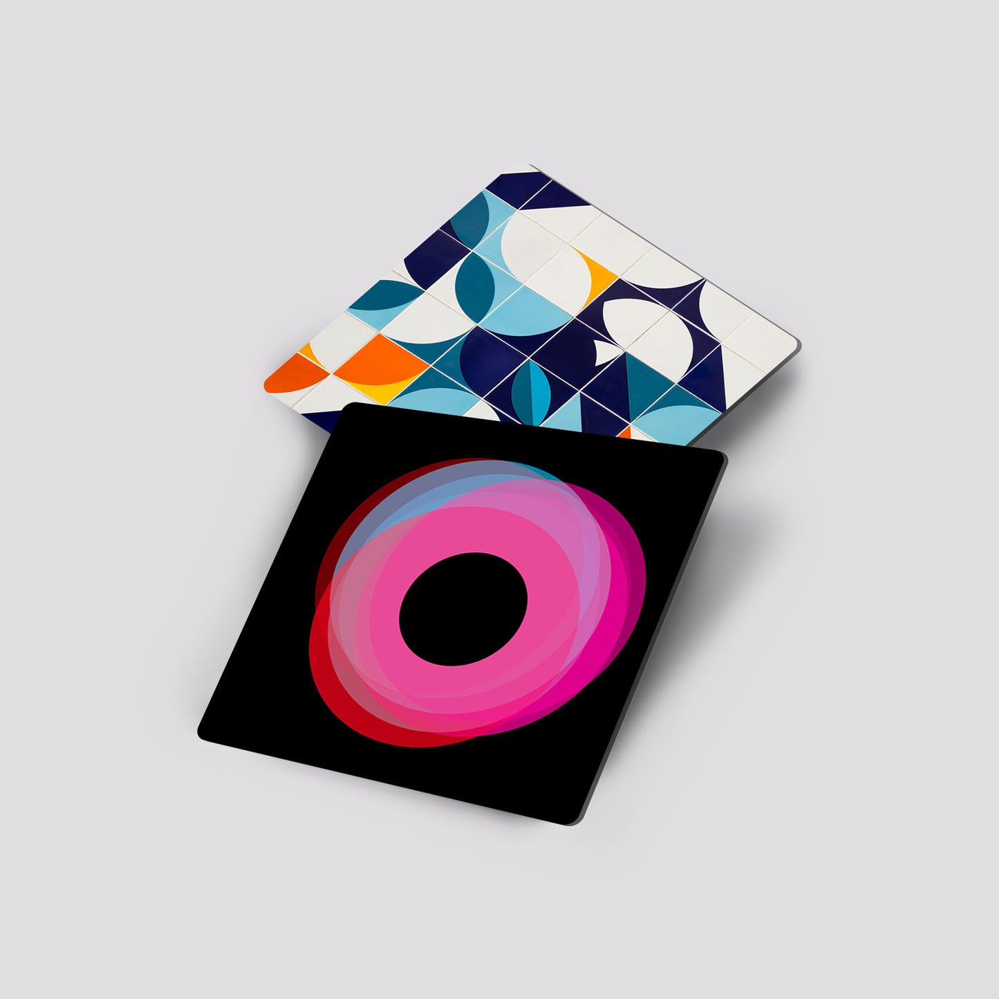 Black Technicolour Coaster
