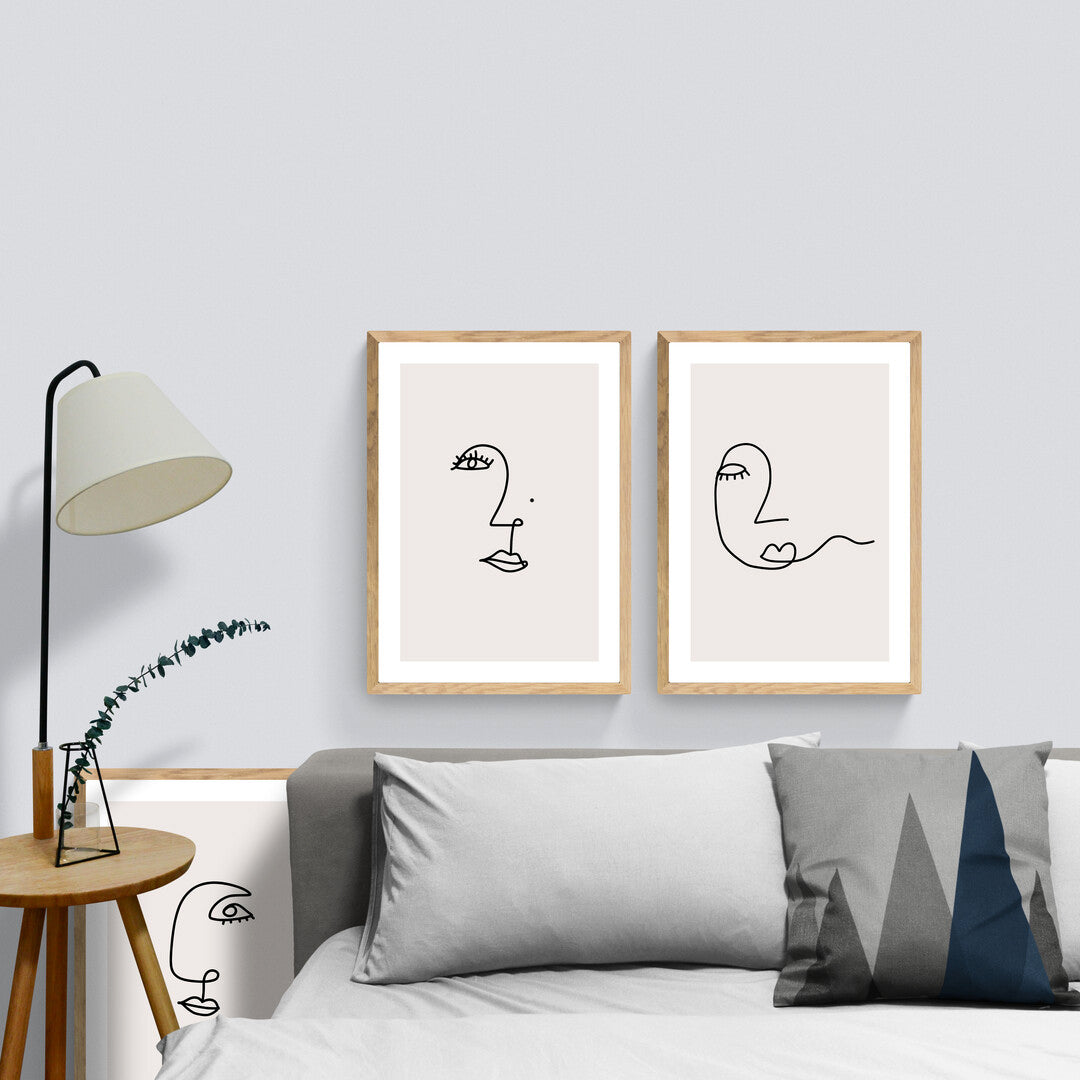 Line Art Hope Framed Print