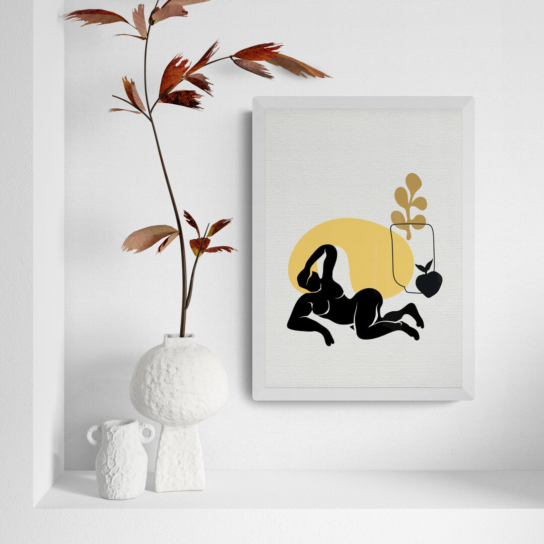 Abstract Figure Framed Print